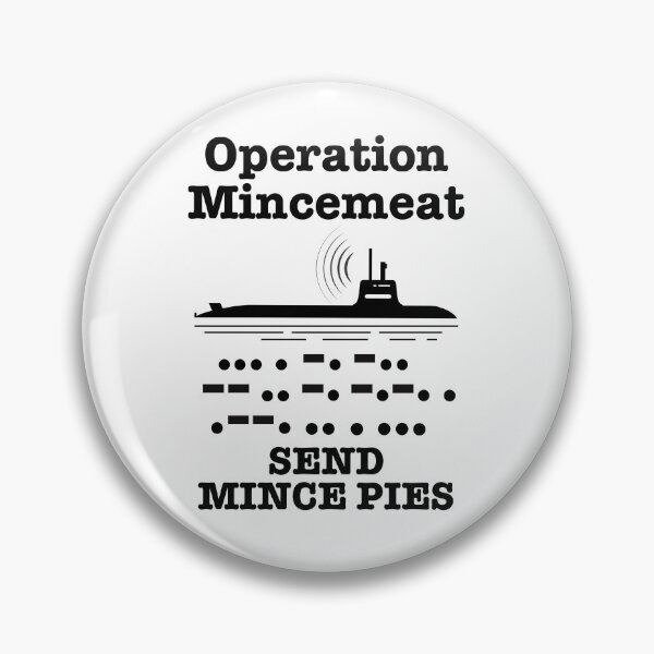 Item preview, Amusing Operation Mincemeat Submarine Message. designed and sold by MPC-Mince-Pies.