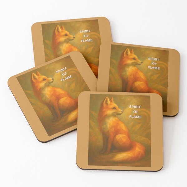 Item preview, Spirit of Flame – The Watchful Fox designed and sold by GeoWild Designs.