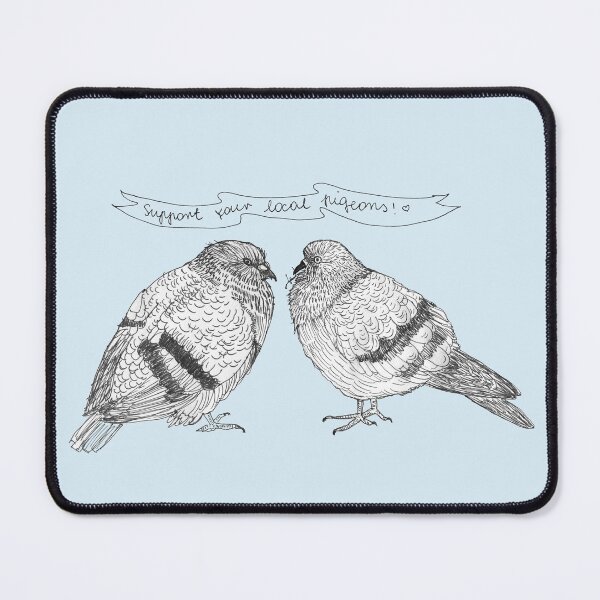 Item preview, Support Your local pigeons designed and sold by Naurelia.