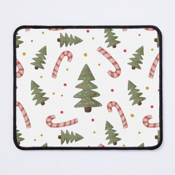 Item preview, Christmas Trees & Candy Canes – Festive Pattern Design designed and sold by StudioWhitworth.