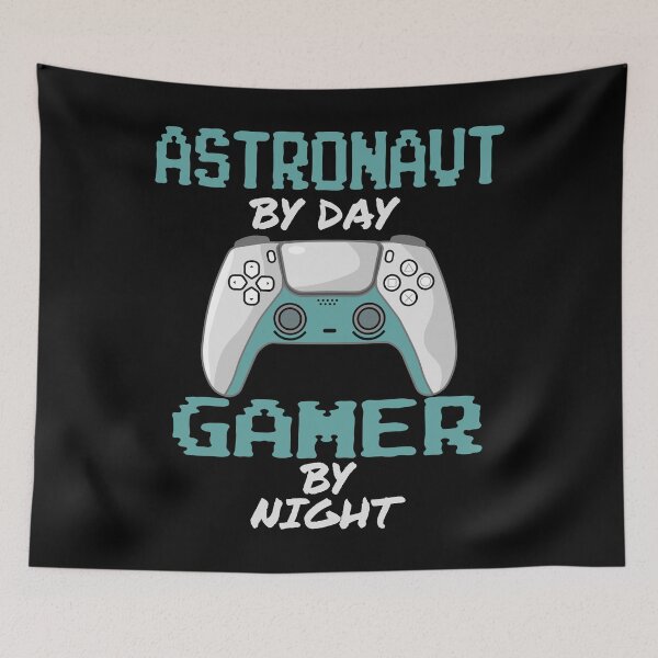 Item preview, Funny Astronaut By Day Gamer By Night designed and sold by LifeGoods103.