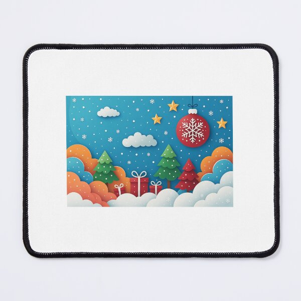 Item preview, Whimsical Paper Cut Christmas Wonderland designed and sold by RCrizil.