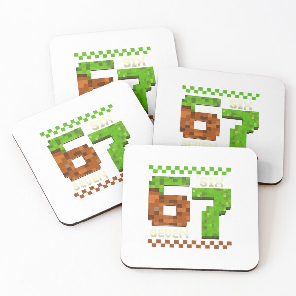 Item preview, Pixel Block Sixty Seven Retro Gamer Birthday  designed and sold by clarabersetart.