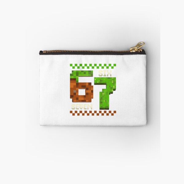 Item preview, Pixel Block Sixty Seven Retro Gamer Birthday  designed and sold by clarabersetart.