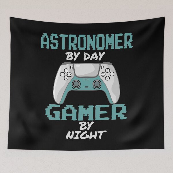 Artikelvorschau, Tagsüber lustiger Astronom, nachts Gamer entworfen und verkauft von LifeGoods103.