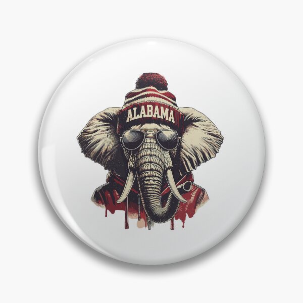 Item preview, Vintage Alabama Elephant Strong Spirit  designed and sold by clarabersetart.