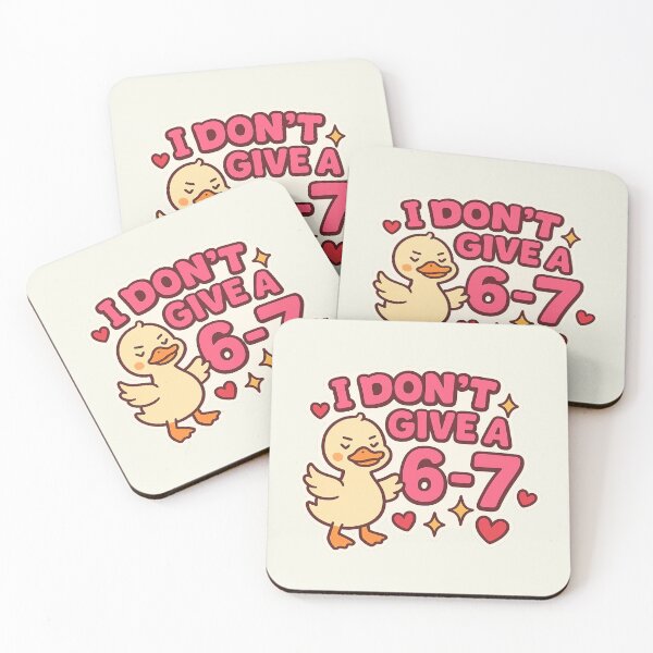 Item preview, 67 Funny Sarcastic I Don't Give A Six Seven 6 7 Meme Duck  designed and sold by SunfullyYours.