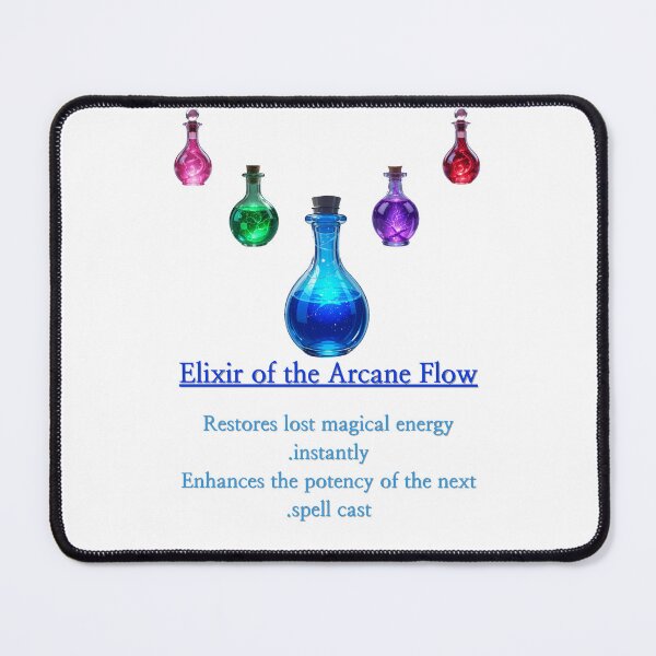 Item preview, Mystic Potion – Enchanted Blue Elixir designed and sold by Monzora.