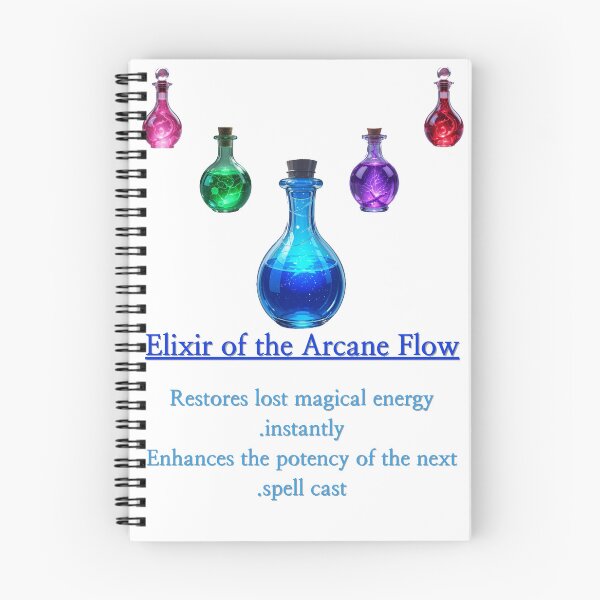 Item preview, Mystic Potion – Enchanted Blue Elixir designed and sold by Monzora.