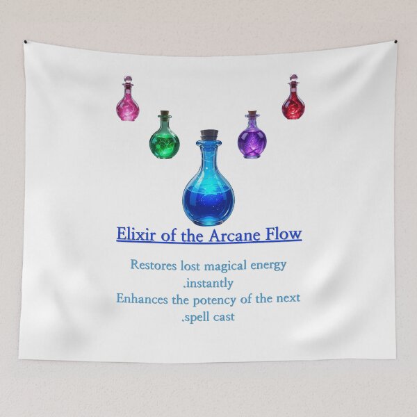 Item preview, Mystic Potion – Enchanted Blue Elixir designed and sold by Monzora.