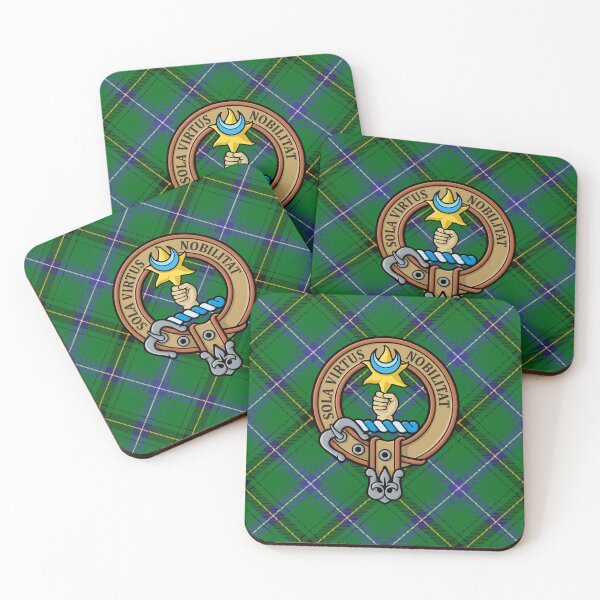 Item preview, Clan Henderson Crest over Tartan designed and sold by sifis.