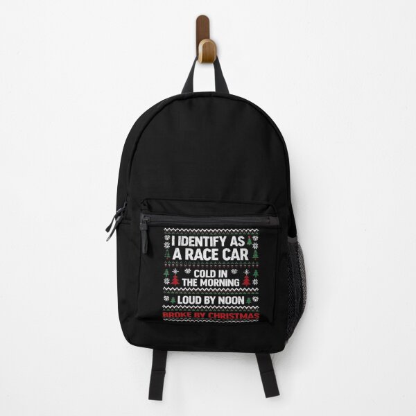 Item preview, I Identify As A Race Car — Funny Christmas Racing Ugly Sweater designed and sold by CarantinedChaos.