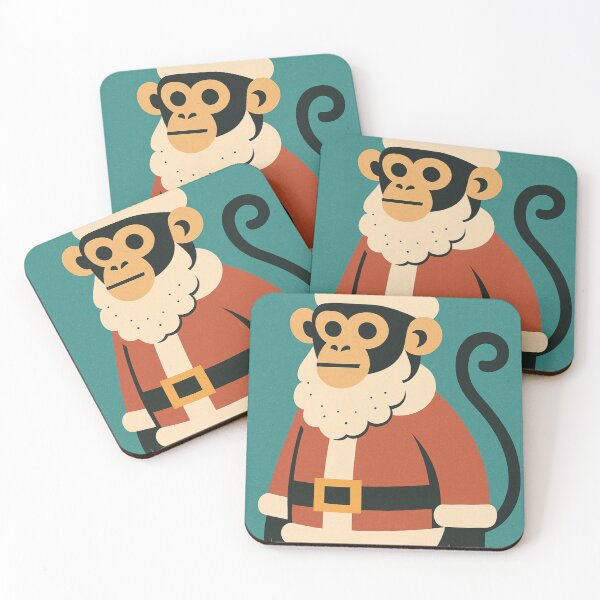 Item preview, Christmas monkey designed and sold by diulid.