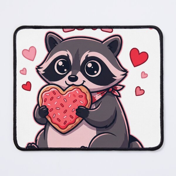 Item preview, Trash Panda Love Cute Raccoon Valentine designed and sold by Quillway.