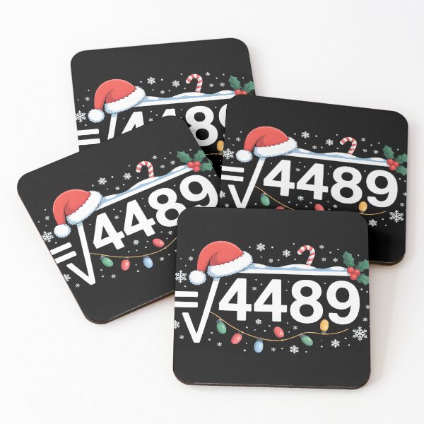 Item preview, Square Root Four Four Eight Nine Funny Christmas Math Joke designed and sold by judycuevas1.