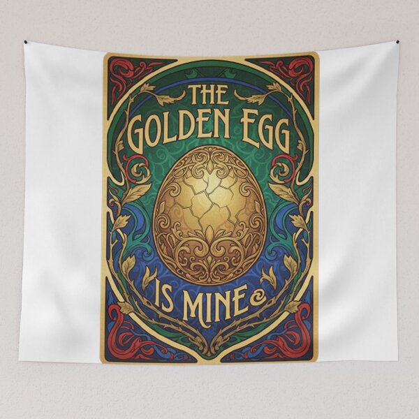 Item preview, Veruca Salt THE GOLDEN EGG IS MINE Art Nouveau Print designed and sold by Pare  Creatives.