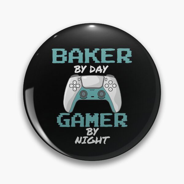 Item preview, Funny Baker By Day Gamer By Night designed and sold by LifeGoods103.