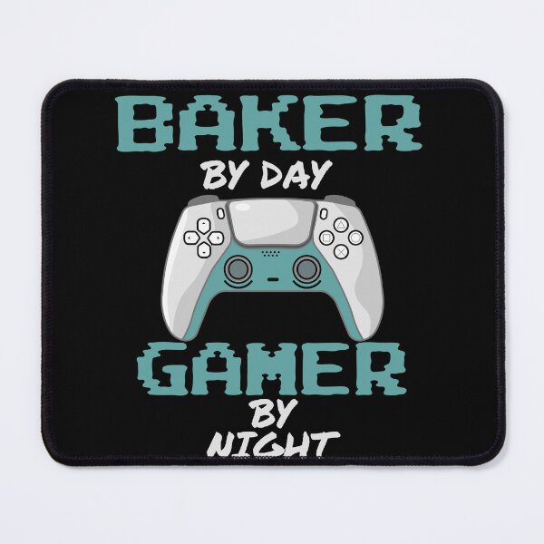 Item preview, Funny Baker By Day Gamer By Night designed and sold by LifeGoods103.