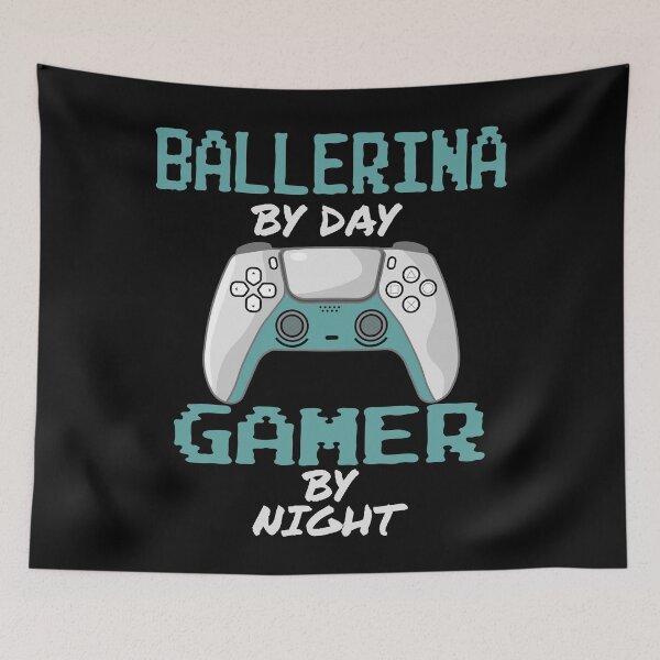 Item preview, Funny Ballerina By Day Gamer By Night designed and sold by LifeGoods103.