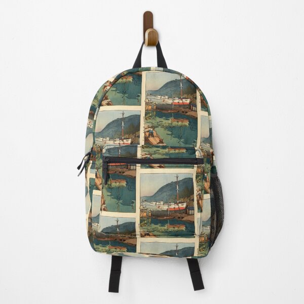 Item preview, The Inland Sea by Yoshida Hiroshi : Tranquil Harbor Japanese Poster designed and sold by artofuniverse.