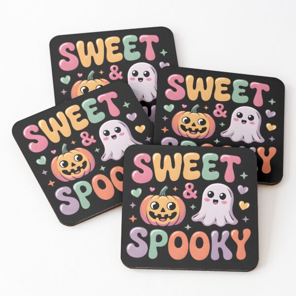Item preview, Kawaii Halloween Combo – Ghost, Pumpkin & Candy Colors designed and sold by SoftyDesigns.