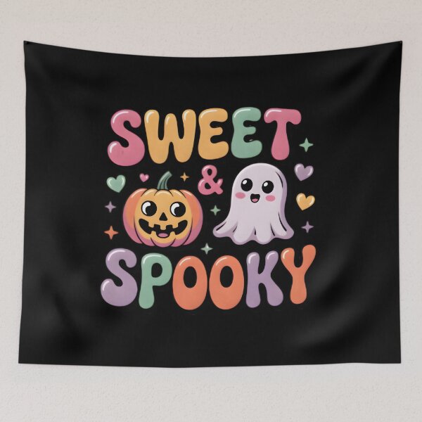 Item preview, Kawaii Halloween Combo – Ghost, Pumpkin & Candy Colors designed and sold by SoftyDesigns.