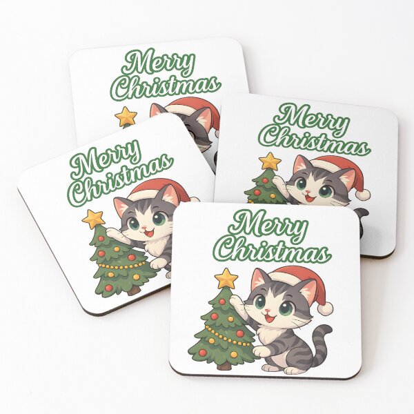 Item preview, Merry Christmas The Cat Adventures designed and sold by ShizukaiNeko.