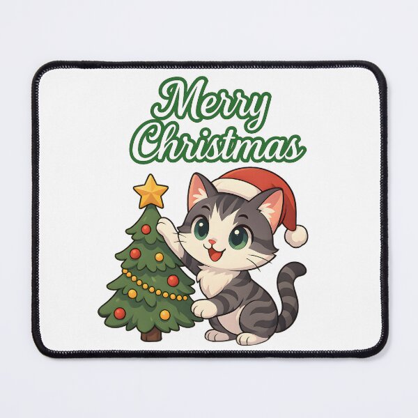 Item preview, Merry Christmas The Cat Adventures designed and sold by ShizukaiNeko.