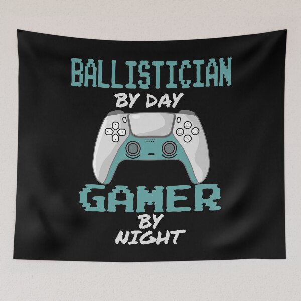 Item preview, Funny Ballistician By Day Gamer By Night designed and sold by LifeGoods103.