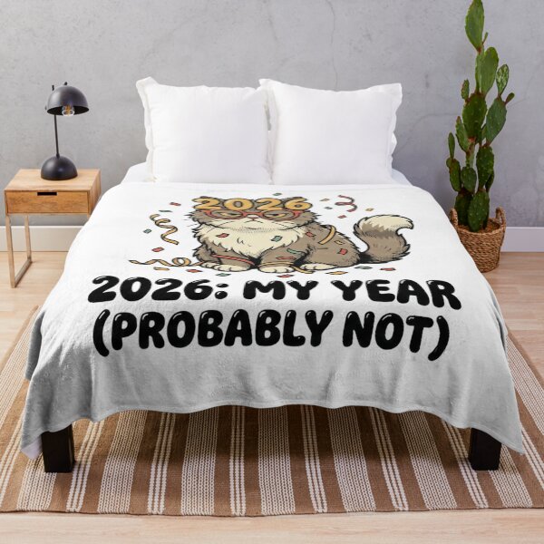 Item preview, Funny Grumpy Cat 2026 New Year designed and sold by shellymope.