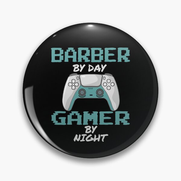 Item preview, Funny Barber By Day Gamer By Night designed and sold by LifeGoods103.