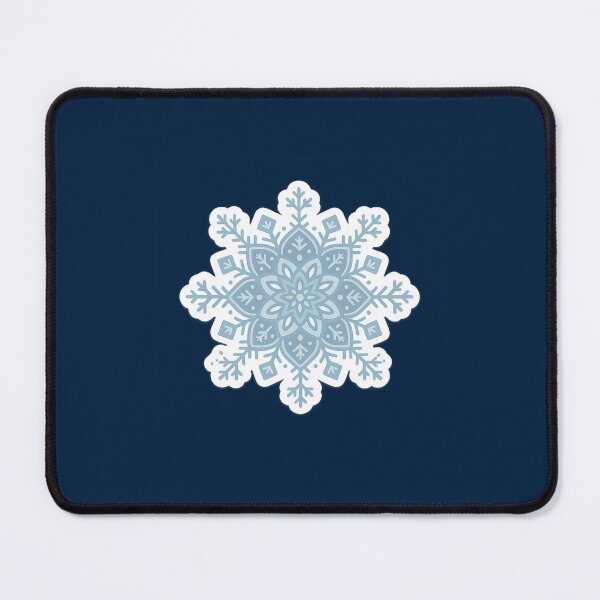Item preview, Blue Mandala Snowflake - Winter Christmas Holiday designed and sold by PunchDrop.