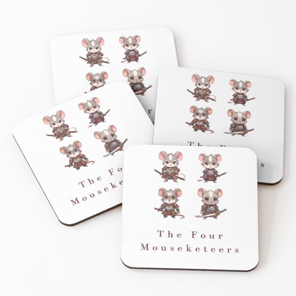 Item preview, The Four Mouseketeers designed and sold by Monzora.
