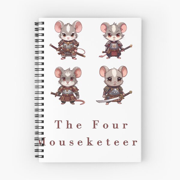 Aperçu de l'œuvre Les quatre Mouseketeers créée et vendue par Monzora.