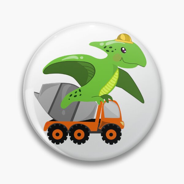 Item preview, Flying dinosaur truck driver cement mixer designed and sold by Nicaella.