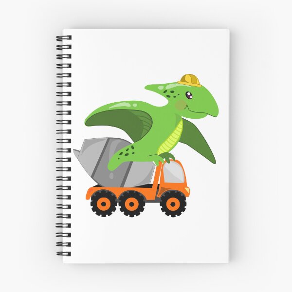 Item preview, Flying dinosaur truck driver cement mixer designed and sold by Nicaella.