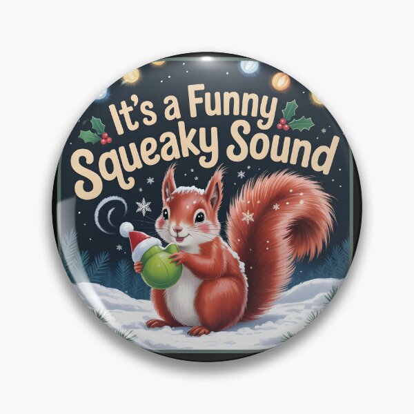 Item preview, It’s a Funny Squeaky Sound – Christmas Squirrel with Holiday Cheer designed and sold by DreamVibeShirt.