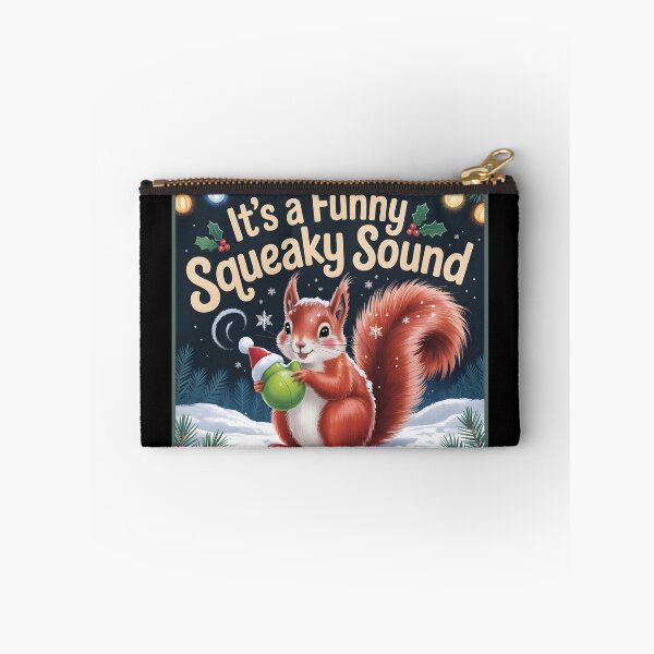 Item preview, It’s a Funny Squeaky Sound – Christmas Squirrel with Holiday Cheer designed and sold by DreamVibeShirt.