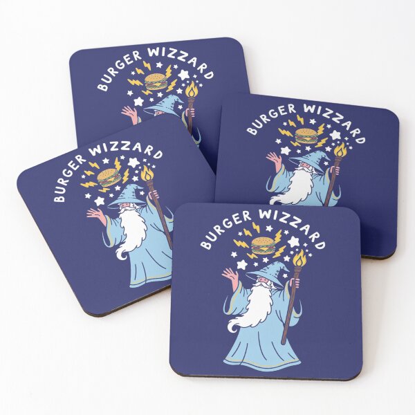 Item preview, Burger Wizard: Fun and Magical Burger Wizard designed and sold by ArtPandax.