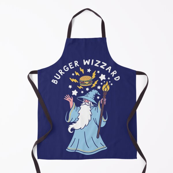 Item preview, Burger Wizard: Fun and Magical Burger Wizard designed and sold by ArtPandax.