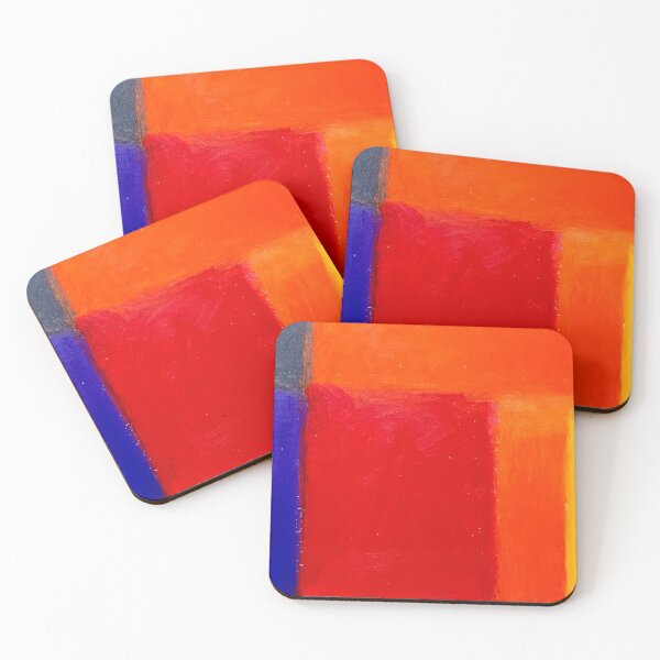 Item preview, abstract in blue and orange designed and sold by Tereza Pilar  Art.