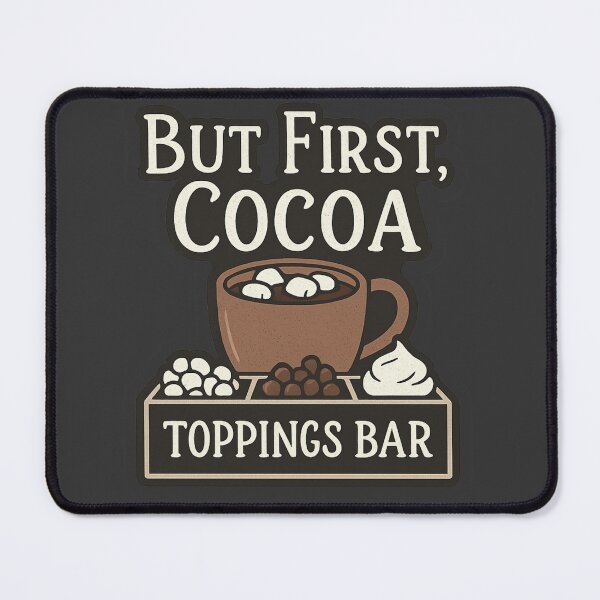 Item preview, But First Cocoa Toppings Bar - Hot Chocolate Christmas Gift designed and sold by PunchDrop.