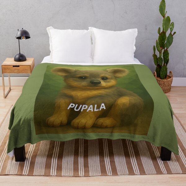 Item preview, Pupala – Koala Puppy Hybrid in Polygonal Style designed and sold by GeoWild Designs.