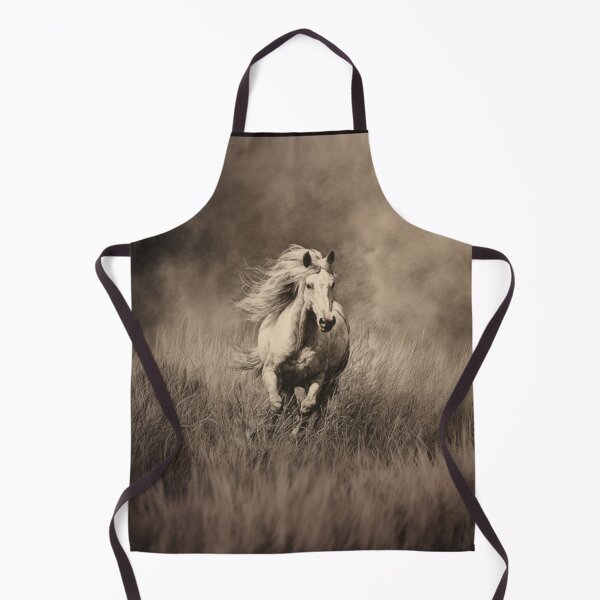 Item preview, A spirited Palomino horse galloping through a field of tall grass Horses in Motion designed and sold by CDC40.