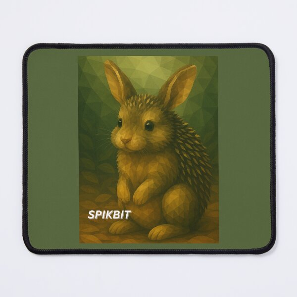 Item preview, Spikbit – Hedgehog Bunny Hybrid in Polygon Style designed and sold by GeoWild Designs.