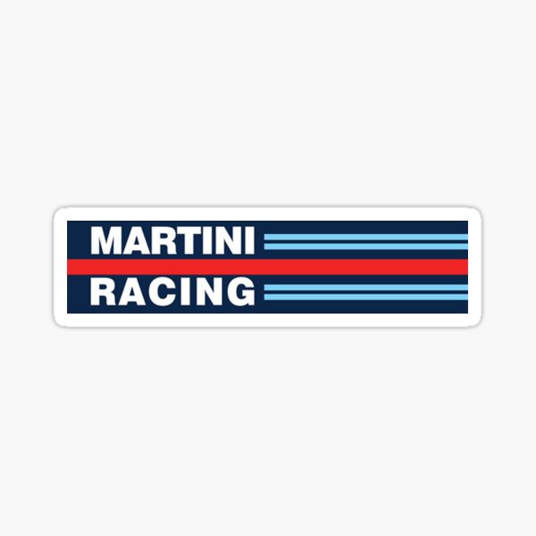 carreras de martini Pegatina