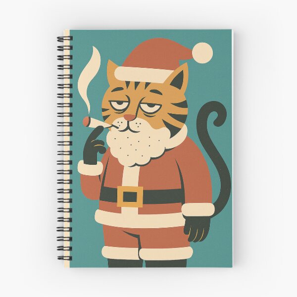 Item preview, Christmas cat on drugs designed and sold by diulid.