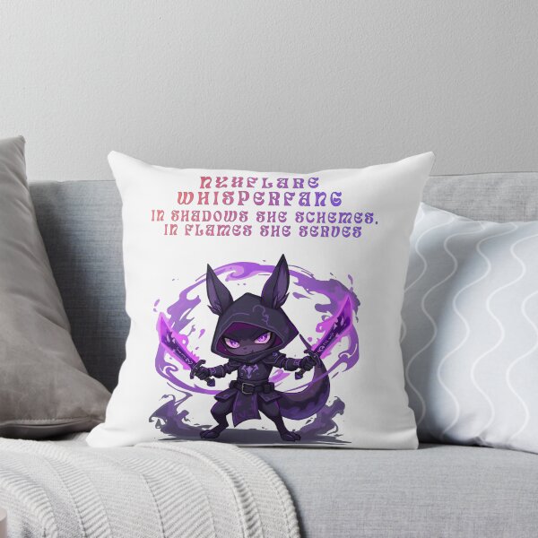 Item preview, “Nyxflare Whisperfang – Shadowblade of the Flame” designed and sold by Monzora.