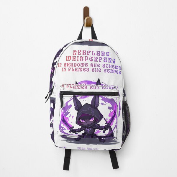 Item preview, “Nyxflare Whisperfang – Shadowblade of the Flame” designed and sold by Monzora.