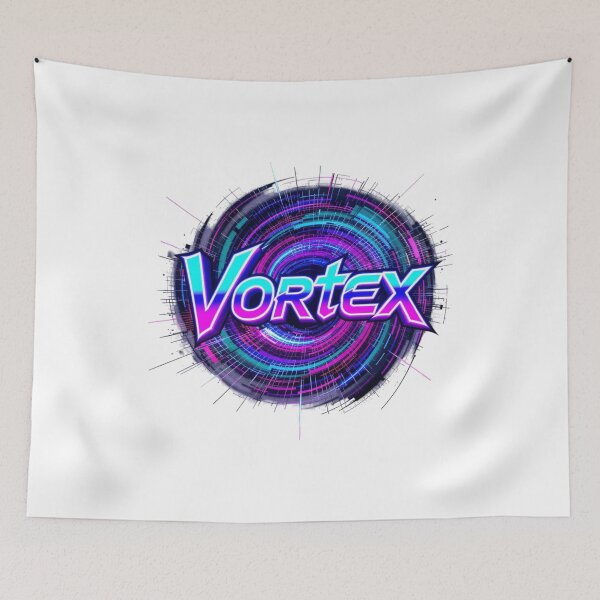 Item preview, Vortex Neon Spiral Typography Design designed and sold by Zippy Creation.